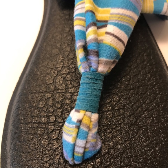 Sanuk Yoga Sling Sandals Multicolor Comfort NWT Size 8 - Picture 6 of 11